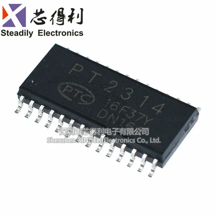 10pcs/lot Pt2314e Pt2314 Sop28 Four-Input Sound Quality Processing Tone Control Circuit New