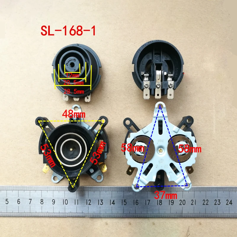 2Set Electric Kettle Thermostat Connector Coupler SL-168-1 Temperature Controller Spare Parts Accessories