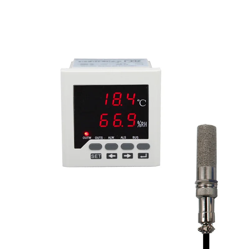 

Digital temperature and humidity panel meter with sensor thermostat and Hygrometer