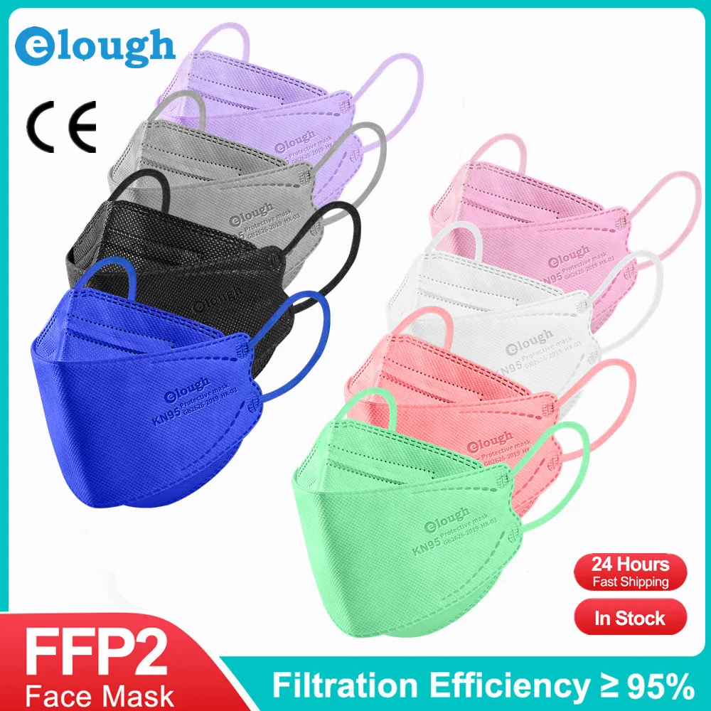 

Mascarilla FPP2 Homologada Black FFP2 Approved Mask White Fish KN95 Masks Adult 4 Layers Resuable FFP3 Mascherina FFPP2