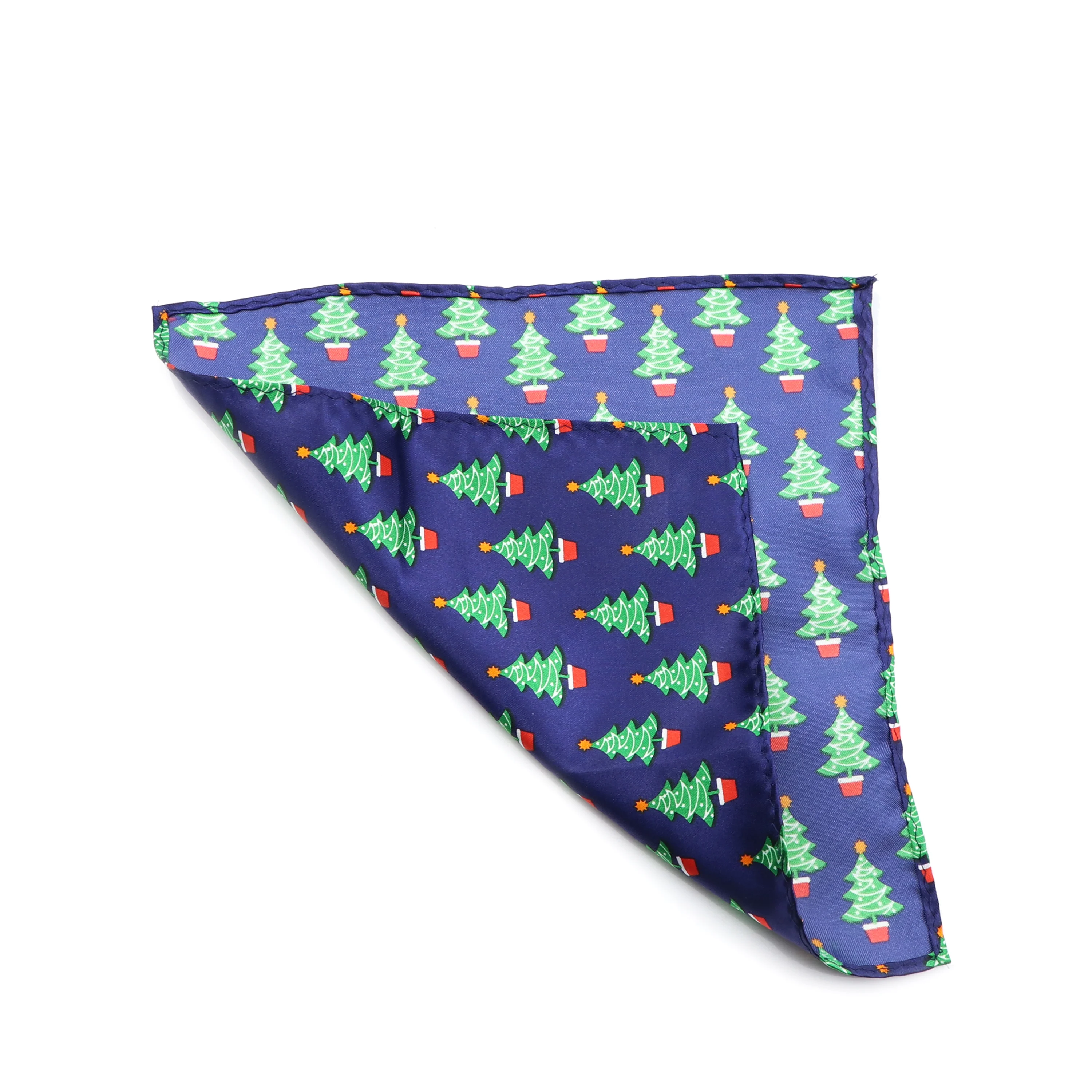 Novo lenço de natal poliéster hankie bolso quadrado feito à mão 22cm feminino & masculino casual festa presente smoking gravata borboleta acessório