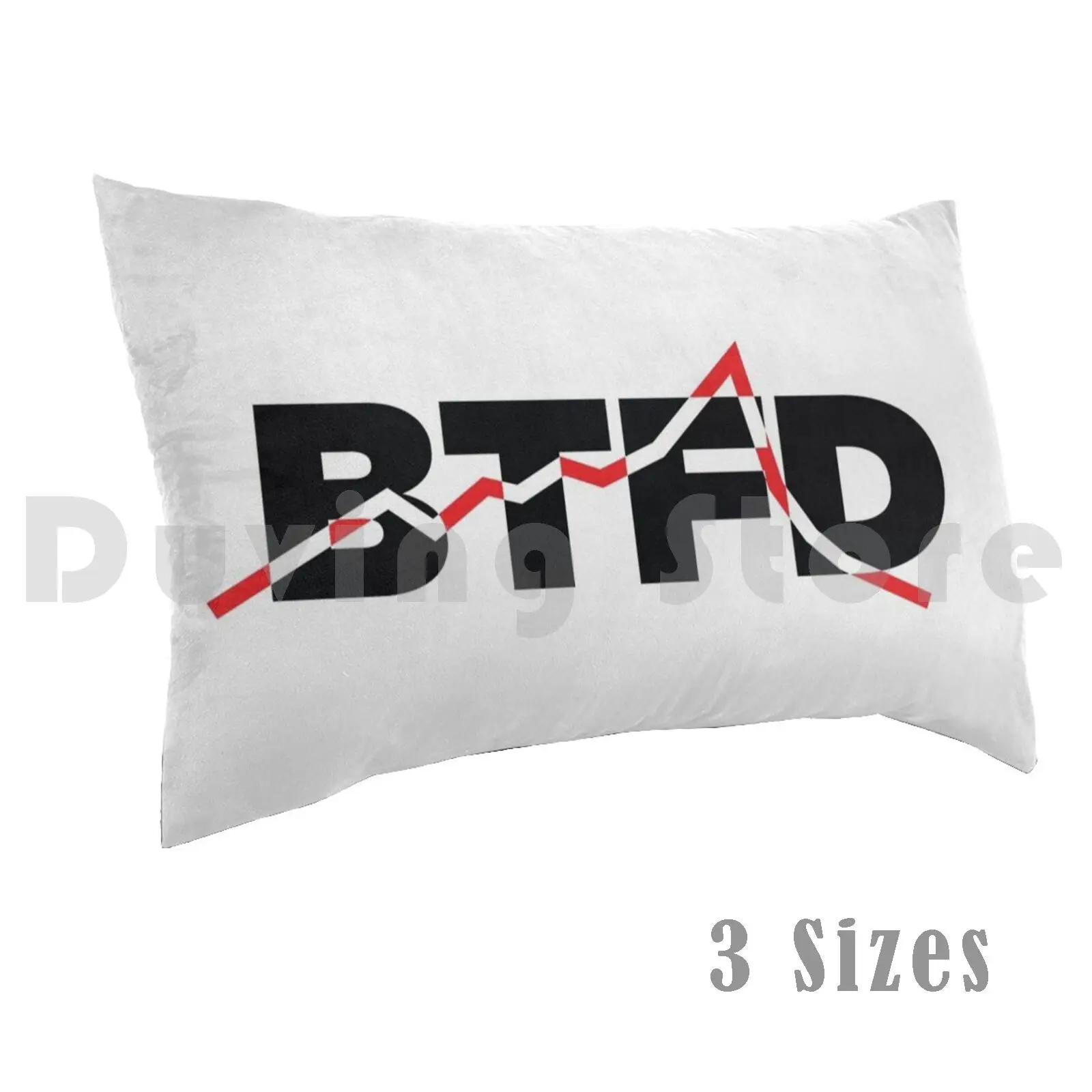 Btfd Pillow Case Printed 35x50 Btfd Stock Market Memes Bitcoin Bear Bull Day Trading