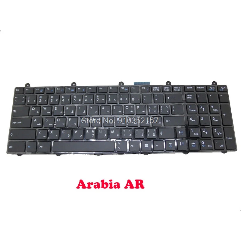 Teclado para MSI GT70 0NC 0ND 0NE 0NG 0NH 2OC 2OD 2OK 2OL 2PC 2PE GE60 20E 2PL GE70 2QD 2QE GP60 MS-16GC MS-16GD