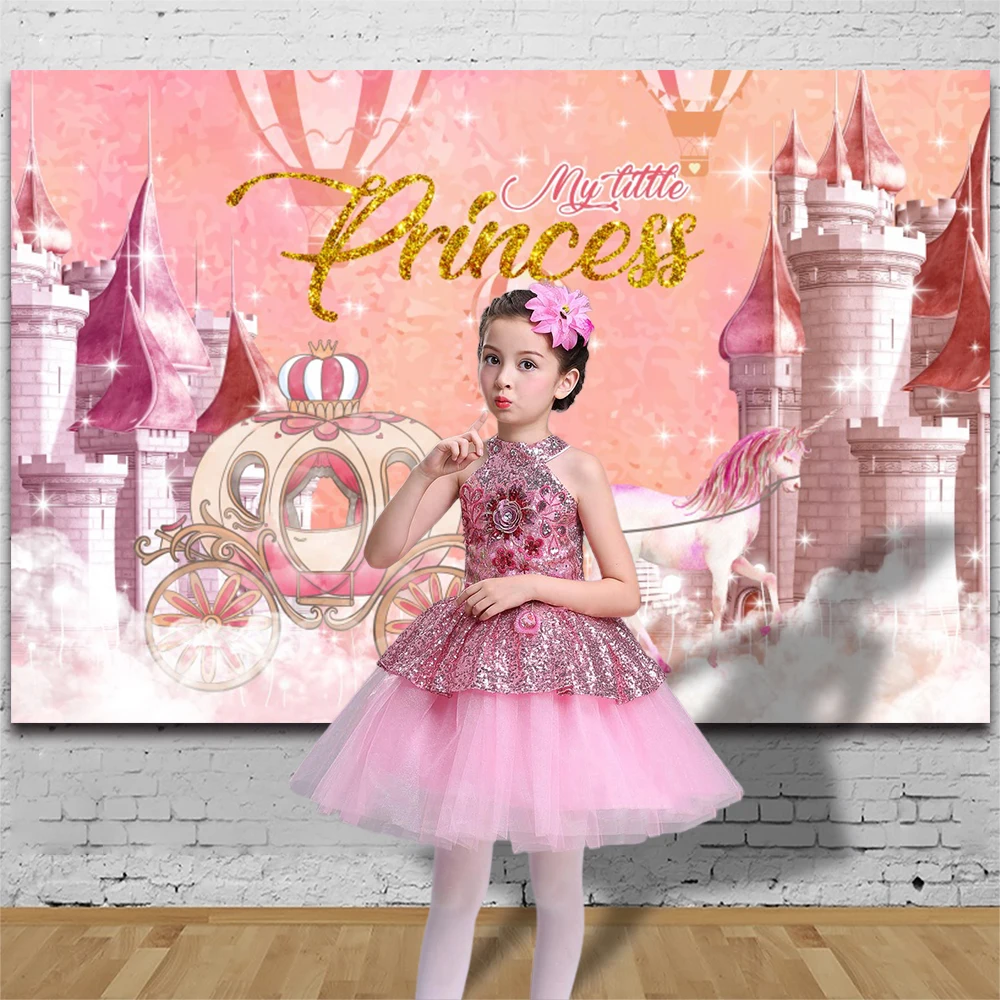 Swan Ballet Dancer Baby Girl Birthday Photography Backdrops Butterfly Party Decor Portrait Photographic Background Photo Studio