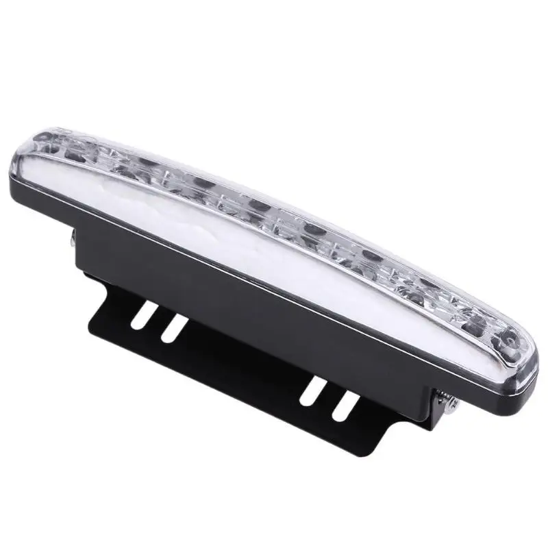 12V DRL New Car Styling 8 LED Daytime Driving Running Light DRL Car Fog Lamp Waterproof White Bright Light 6000K Strong Light