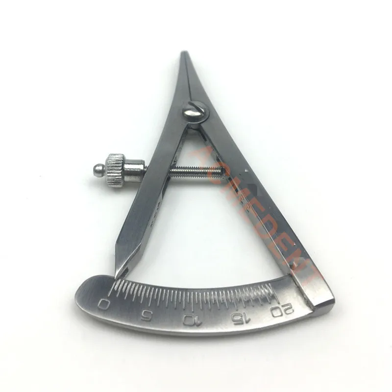 

Dental SS Implant Castroviejo Caliper Orthodontic Measuring Gauge Straight Head