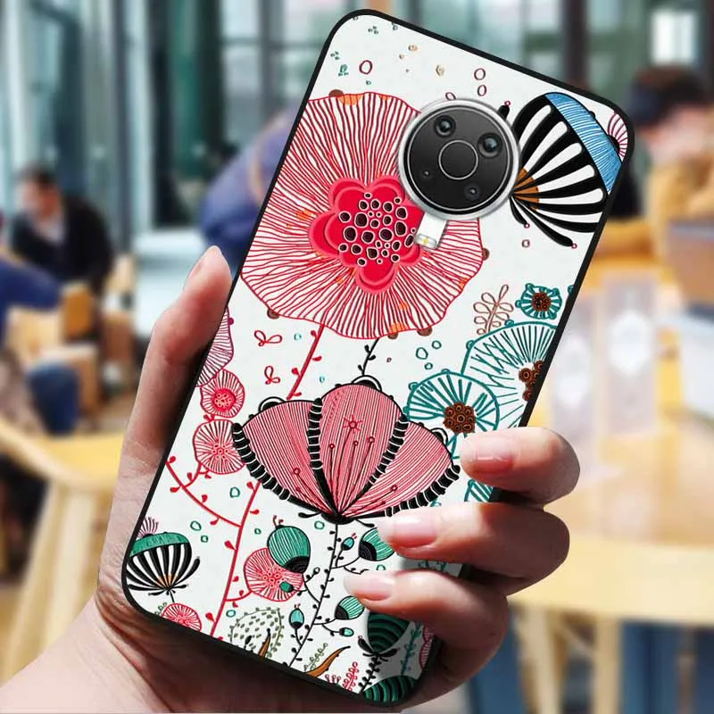 3D Emboss Case For Nokia G20 Case Relief Soft Silicone Back Cover Coque For Nokia G10 G50 G20 Phone Case G 20 10 50 Fundas Shell view 3
