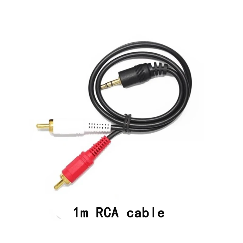 1M AUX 3.5MM RCA Audio Cable For Bluetooth Receiver Bluetooth Transmitter Wireless Adapter For TV DVD VCR Stereo to 2 RCA Cord