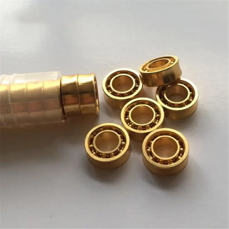 

6pcs R188KK UR188 Gold Plated Bearing For Fidget Spinner Yoyos Fan