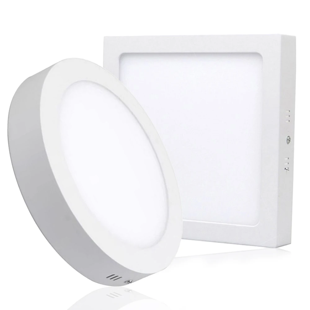 AC85-265V oświetlenie sufitowe LED ultra-cienkie nowoczesne lampy sufitowe 6W 12W 18W 24W oświetlenie panelowe LED akrylowe wodoodporne oświetlenie