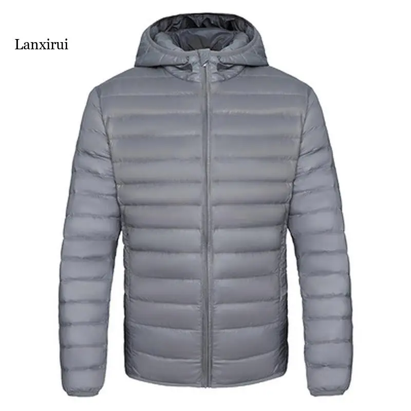 Men's Ultra-light Down Jacket Can Be Stored Down Jacket Waterproof Windproof Breathable Jacket Men's Hoodie Lightweight Jacket