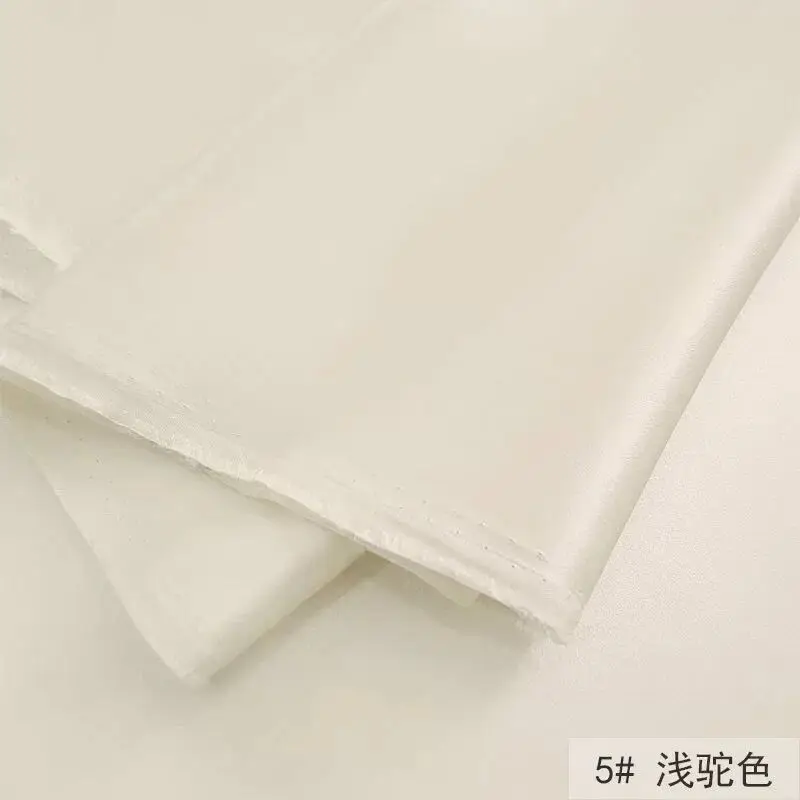 2 Meters 19 Mm Elastic Silk Satin Fabric 108 Cm Width Skin Pink Champagne Blue White Colors 80 Gsm  Sample Testing