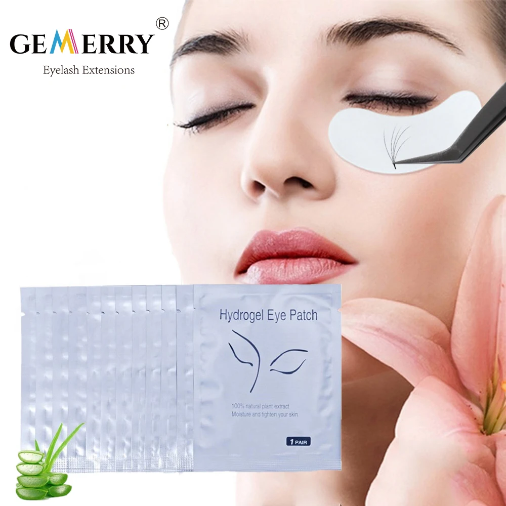 Hydrogel Eye Patch Under Eye Lash Pads For Eyelashes Extension Grafting Mask Makeup Tools Gel Lint Free Building Paper Patches