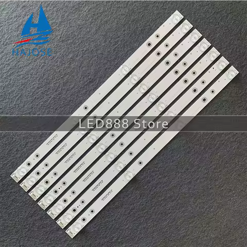 7 PCS/set LED backlight strip for HISENSE SVH420AB2 SVH420AB3 SVH420AA7_4LED 43H7C 43H7C2 Sharp LC-43N4000U