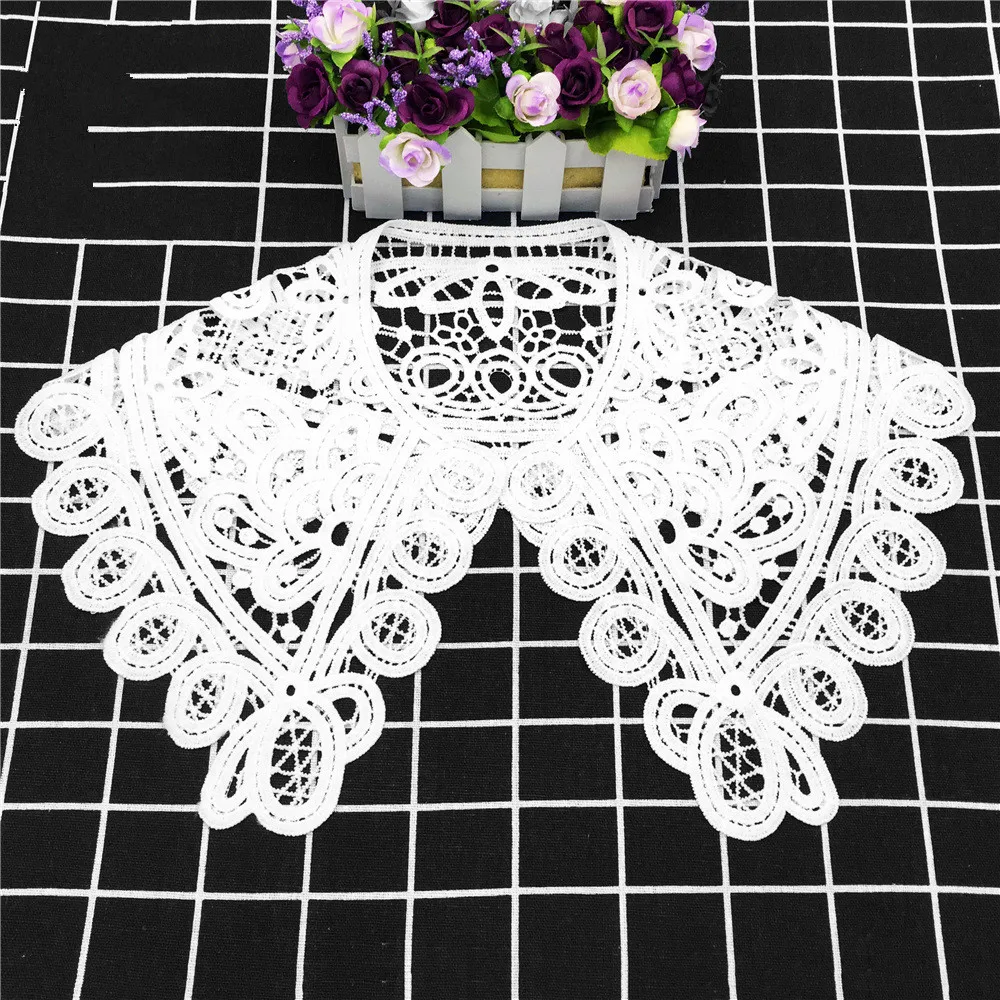 Exquisite mesh lace trim cloth strips sand cloth chiffon fake doll collar adult big children collar accessories lace