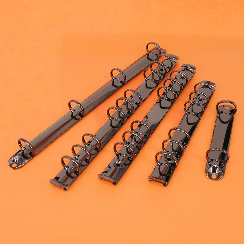 Black Metal Bindmiddel Cilps Map Plakboek Ringen Map Bindmiddel Ringen Voor Notebook Planner Archiefkast Met Ringen Kantoorbenodigdheden