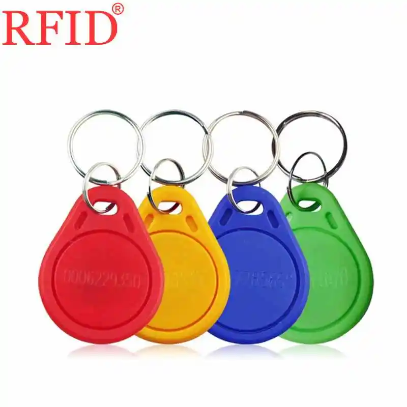 ID 125Khz EM4100 TK4100 41*33*4.3MM RFID Read Only Waterproof Keyfobs Key Fob EM Tag Token Proximity Access Control 1pcs