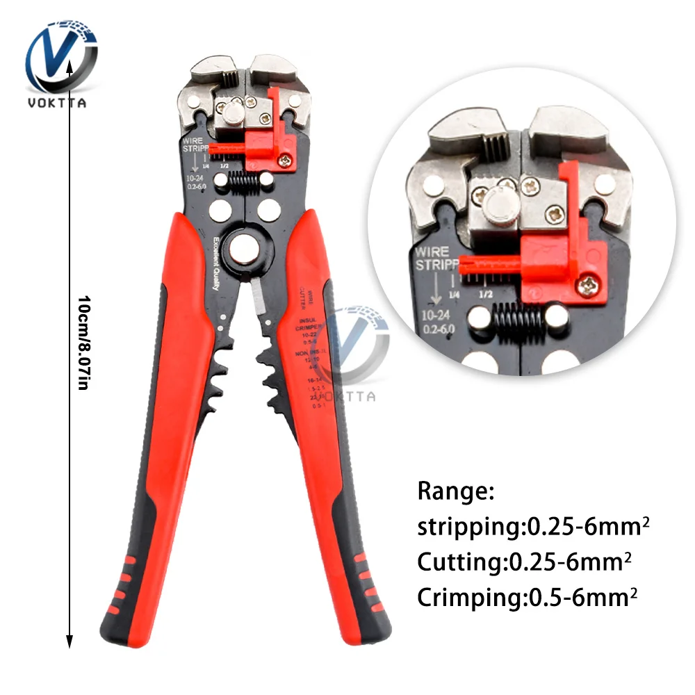 Wire Stripper Tools Multitool Pliers YEFYM YE-1 Automatic Stripping Cutter Cable Wire Crimping Electrician Repair Tools