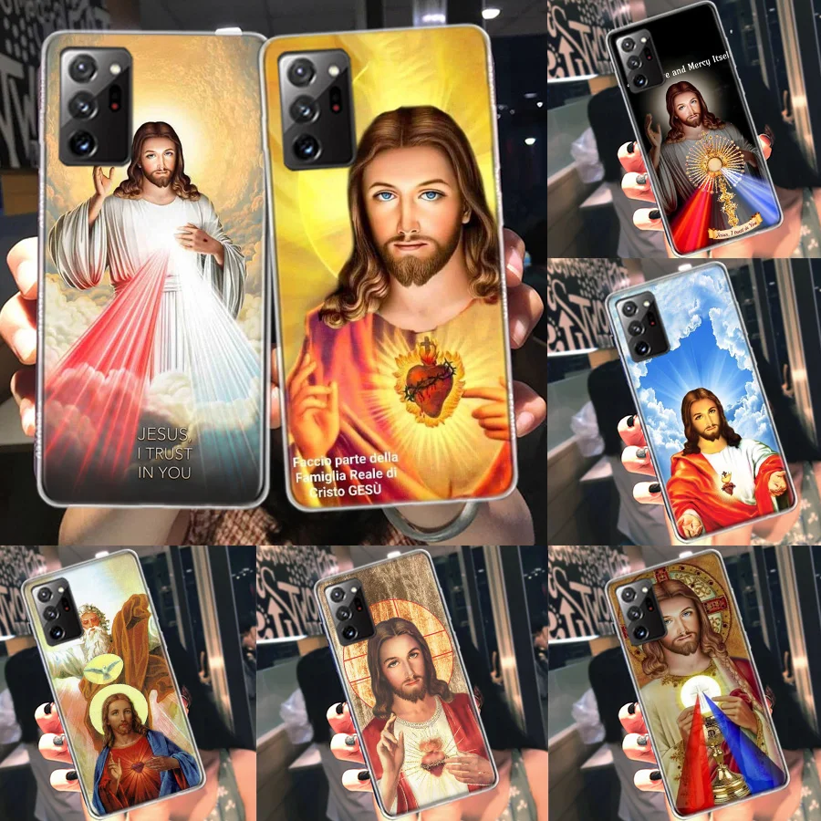 Divine Mercy Jesus Cross Phone Case For Samsung A14 A24 A34 A54 Galaxy A20S A30 A40 A50S A70S A71 A51 A41 A31 A21S A10S A20E A11