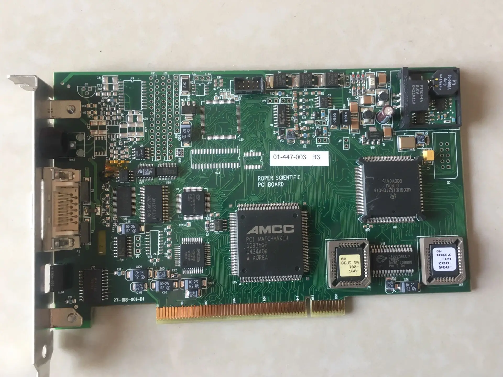 Industrial Equipment Board ROPER SCIENTIFIC PCI BOARD 01-447-003 B3