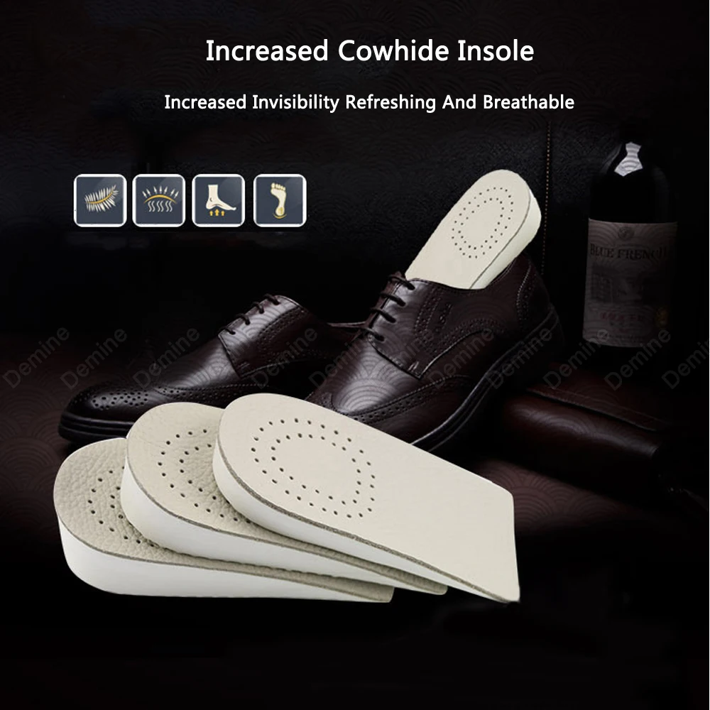 Height Increase Half Insoles for Women Shoes Invisible Insert Heighten Heel Pads Shoe Lift Insole Foot Care Heel Cup Cushion Pad