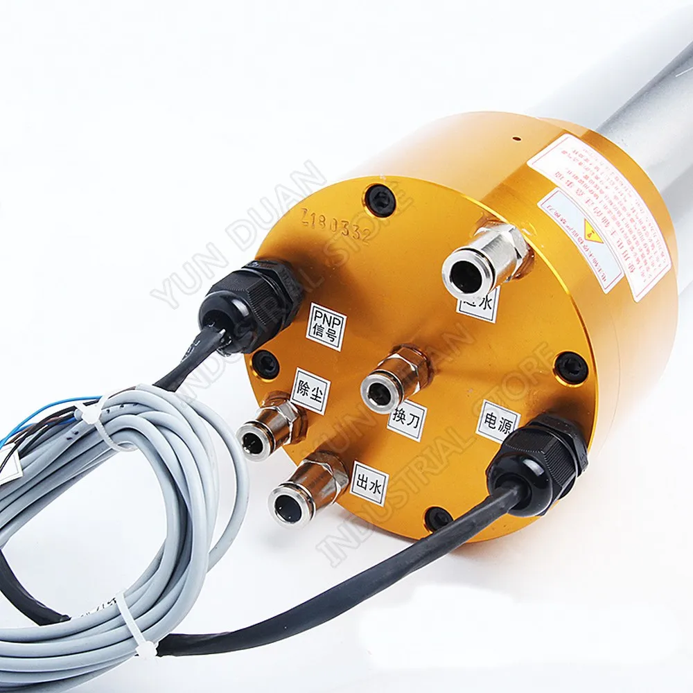 2.2KW ATC Spindle 3HP ISO20 24000RPM AC220V 800Hz 80MM Automatic Tool Changes Spindle Motor NPN PNP for CNC Router Engraving