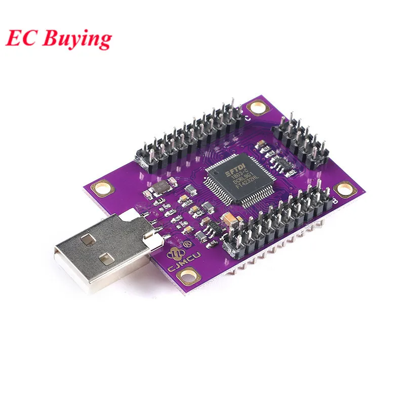 FT4232 Four-channel USB to Serial Port UART/SPI/I2C/JTAG/RS232 /RS485/RS422 Module 4 Channel FT4232HL CJMCU-4232