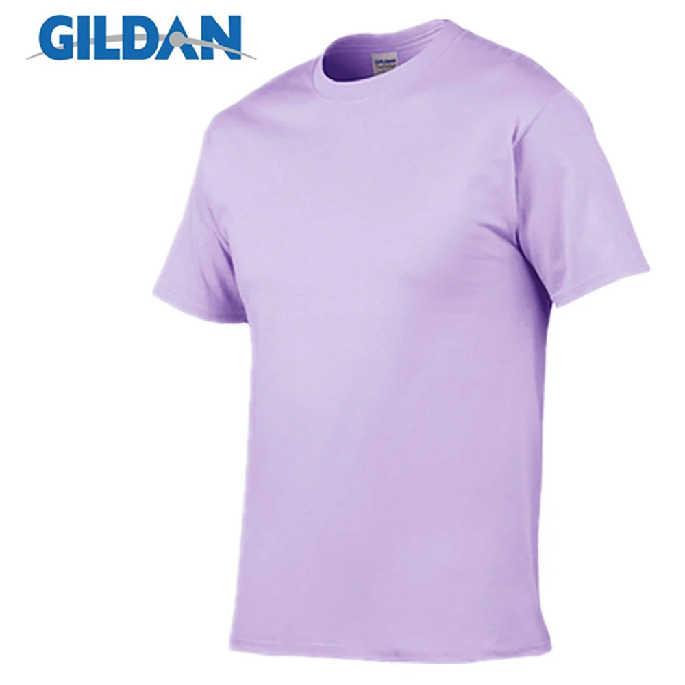 Gildan Brand Summer Men T-shirts 100% Cotton Casual Sport Short Sleeve T shirt for Men Women O-Neck Solid Tops Tee Shirt Clothes