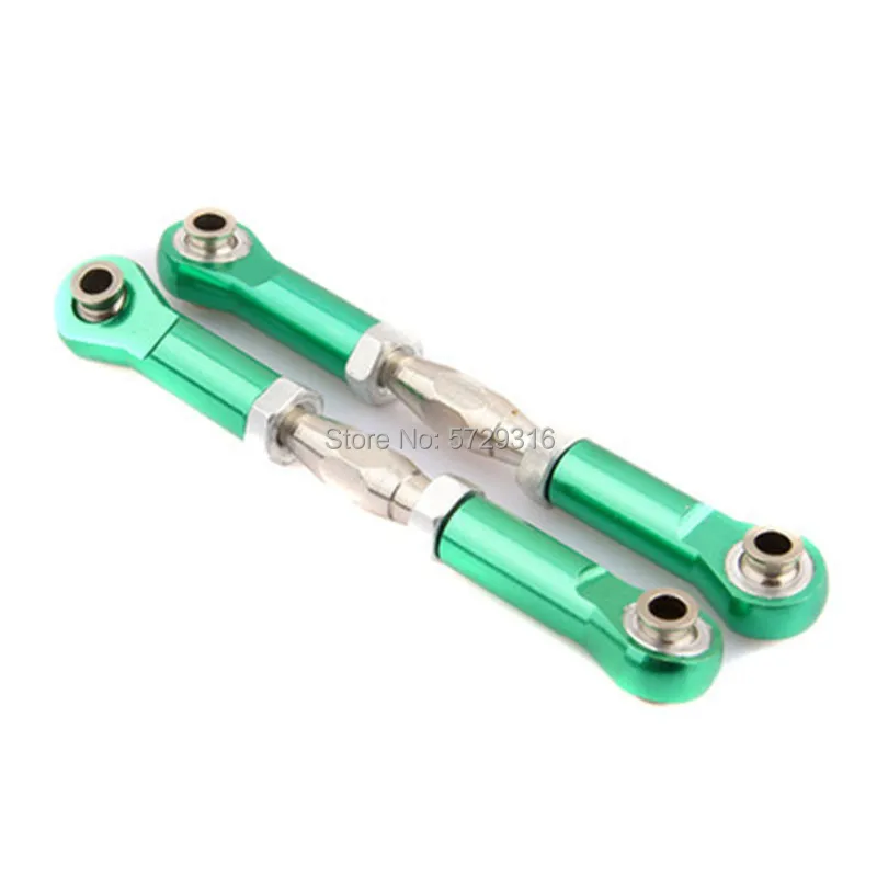 2pcs 106017 166017 Aluminum Front / Rear Linkages Alloy Sonic Servos Link 08242 06016 1/10 Upgrade Parts For HSP 94111 94188