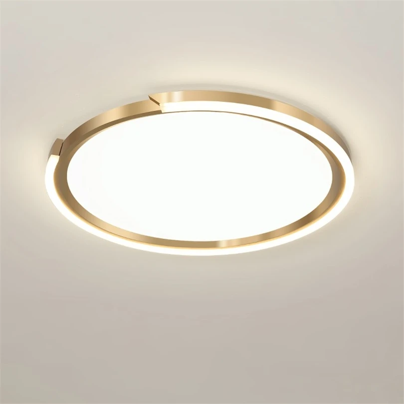 simples e moderno led lampadas de teto para sala estar nordic redondo cobre dourado luzes teto cozinha estudo quarto iluminacao 01