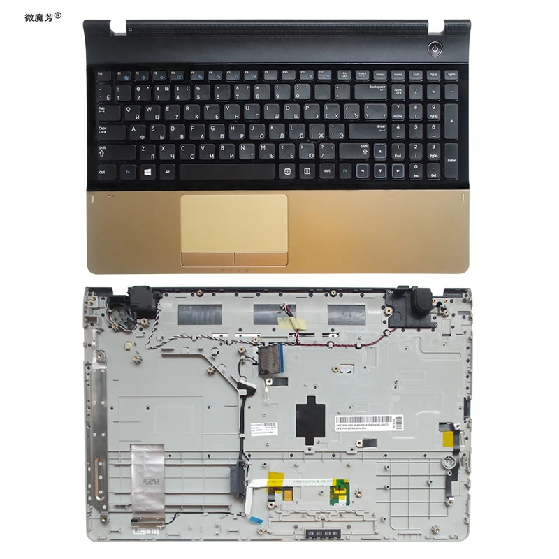 

Русская раскладка для Samsung 300E5A NP300E5A 305E5A 300V5A 305V5A 300E5C, сменная Клавиатура для ноутбука с корпусом C, новинка, Русское золото