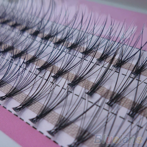 60 pc Individual Eyelashes Beams Mink False Eyelashes Cluster 3d Lashes Extension Grafting Fake Eyelashes Bunches Makeup