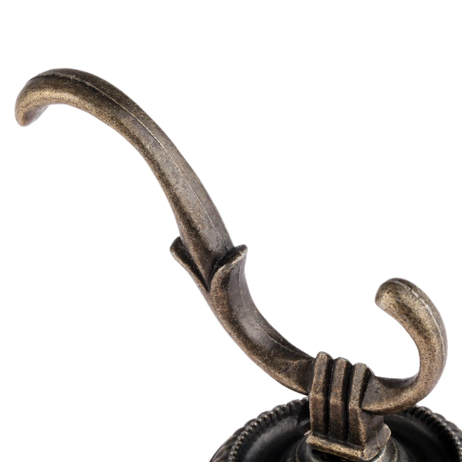 Antigos ganchos de porta do vintage parede cabide chapéus de banheiro saco casaco parede ganchos para caixa de jóias de madeira hardware móveis 75x44mm