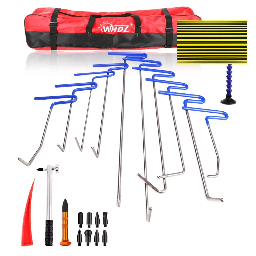 Hooks Rods Paintless Dent Removal Car Repair Kit Tools Dent Removal Rods Car Crowbars