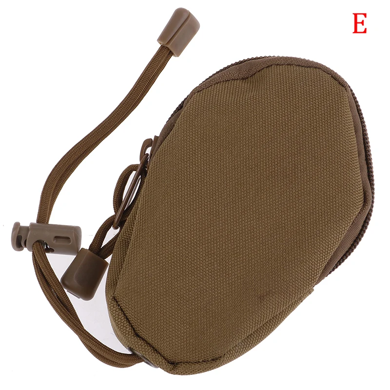 1PCS Military Army Bag Small Pocket Keychain Zipper Case Out Door Pack EDC Mini Key Wallets Holder Men Coin Purses Pouch