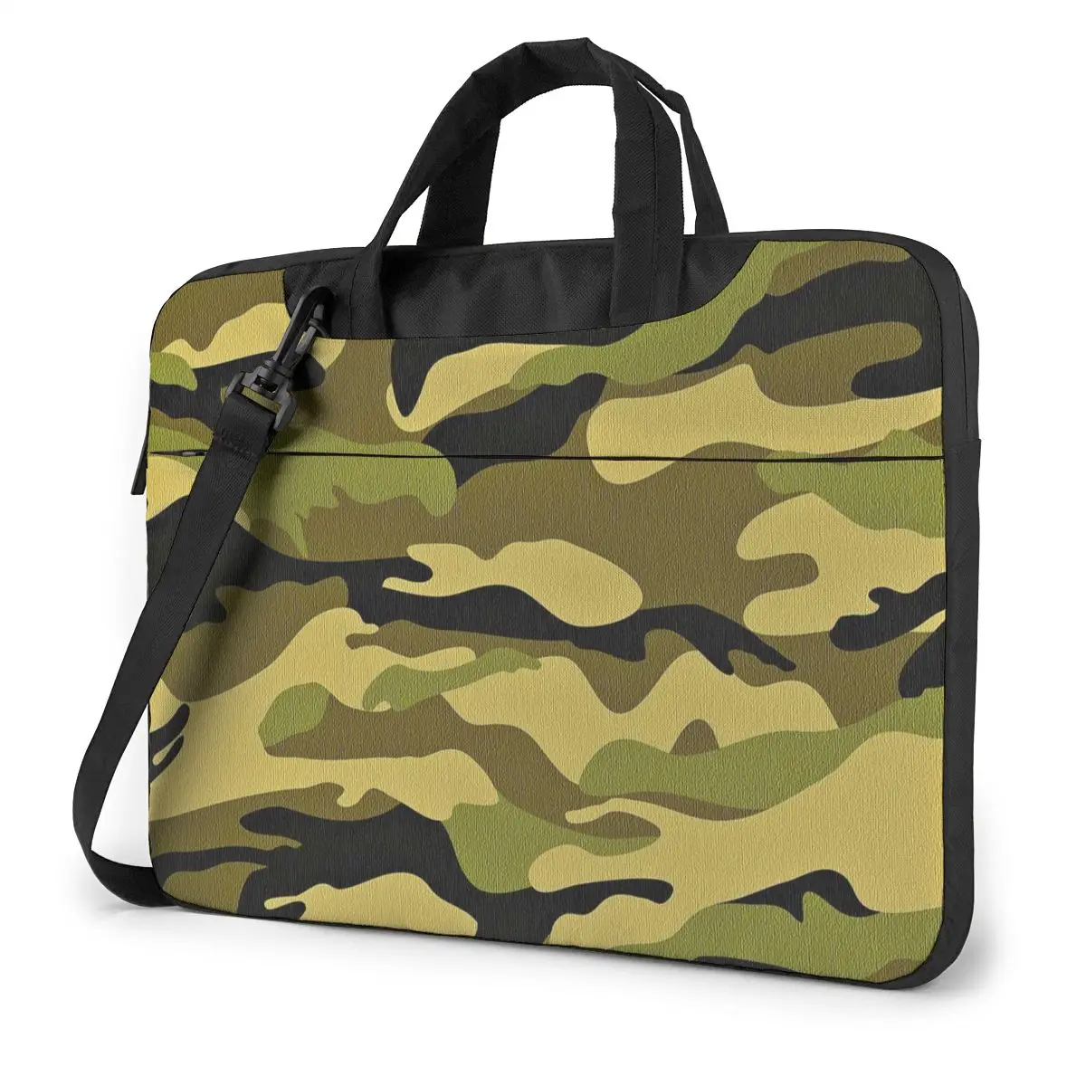 

Camouflage Camo Laptop Bag Case Protective Vintage Computer Bag Bicycle Crossbody Laptop Pouch