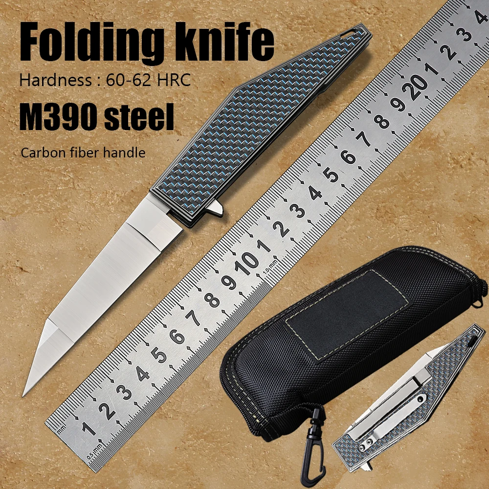 

Top Quality Pocket Self Defense Survival Kinves EDC Utility Outdoor Camping Tools Folding Blade Knife M390