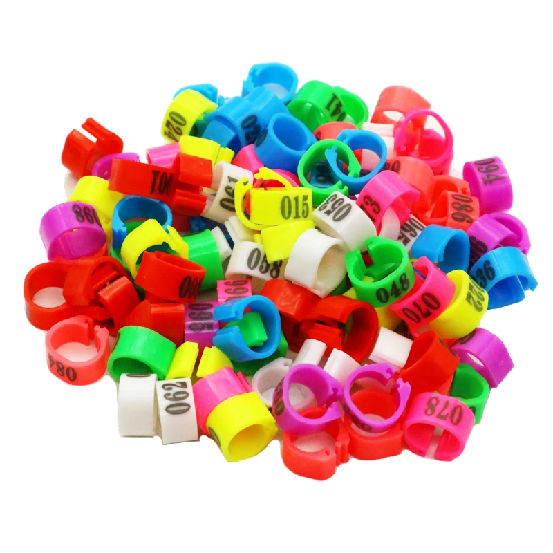 100 pcs Pigeon foot ring M-A-K-E-R digital identification ri