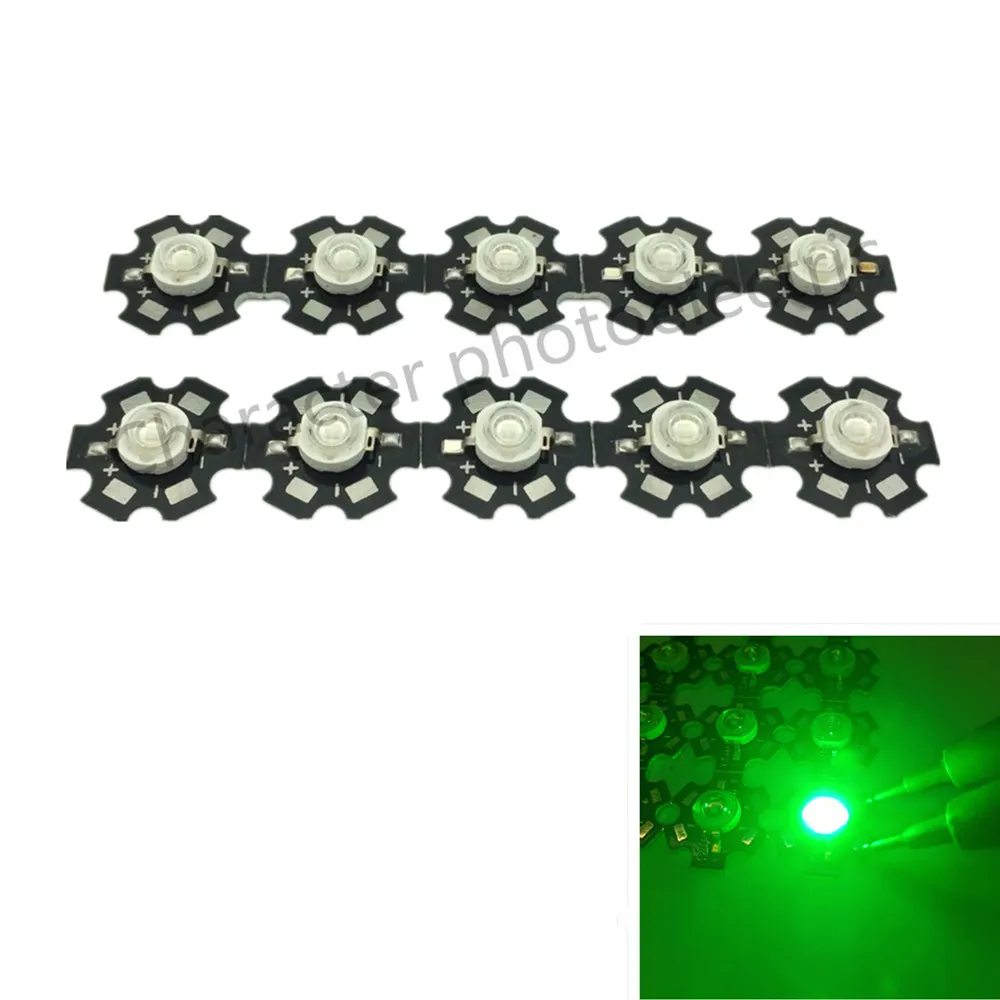 3w LED Diodes Green 520nm~530nm LED Lamp Chip Light Lamp With  20mm / PCB Board