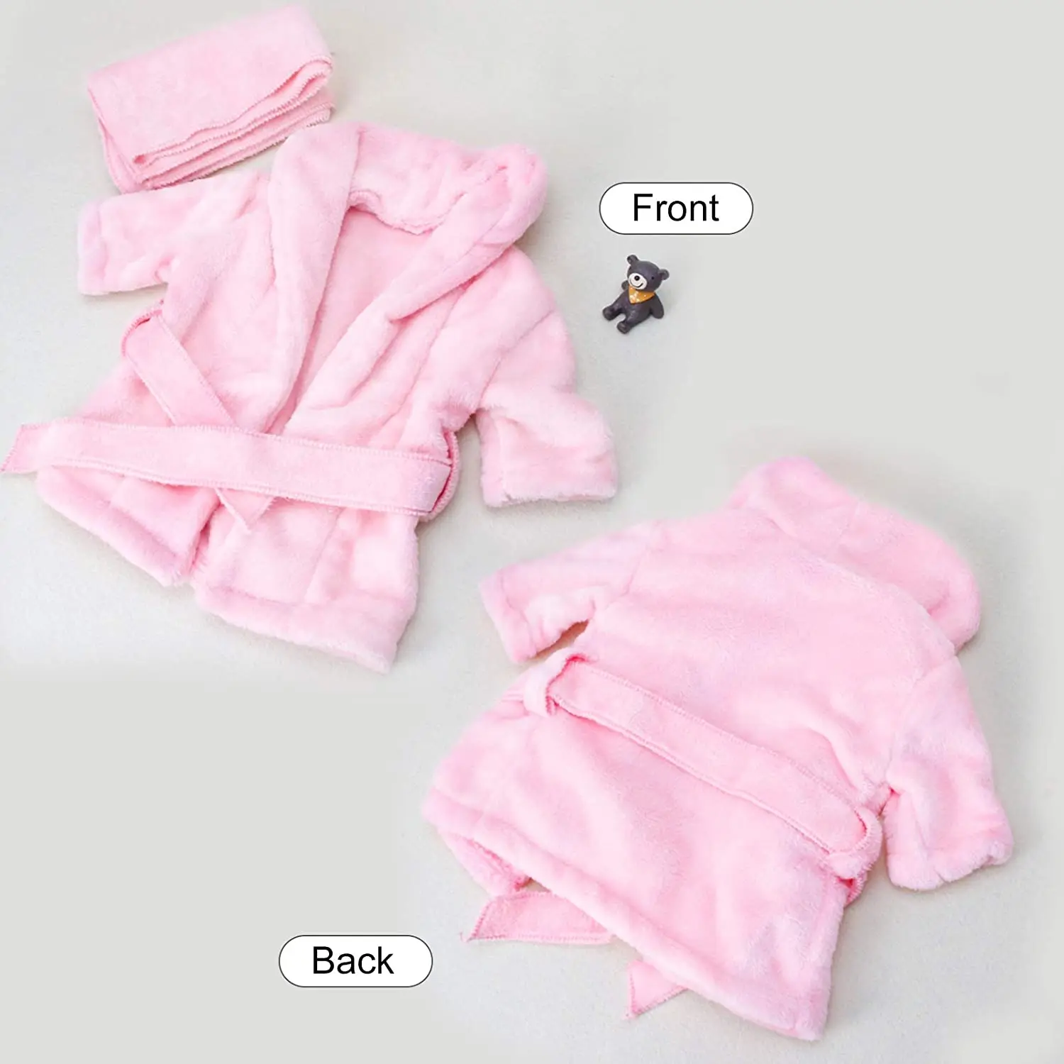 Newborn Photography Props Baby Girl Bathrobes Bath Towel Outfit Costume Photo Studio Props for Infant Boys Girls 0-6 Months