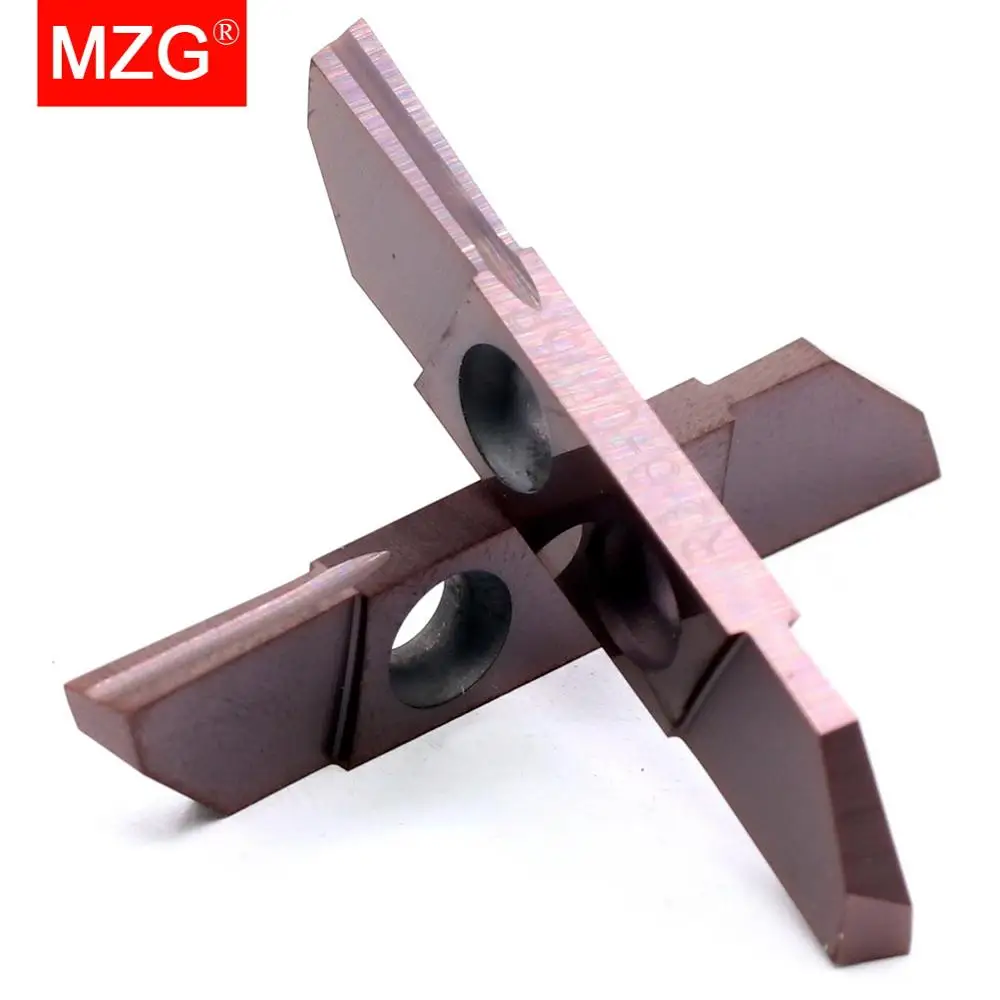 MZG 5PCS CTPW 42R200 42R250CU15R ZM856 Small Part Stainless Steel Machining Grooving Cutting-off Toolholder Solid Carbide Insert