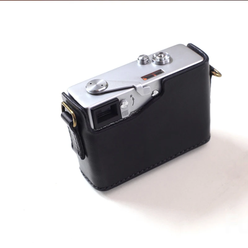 Handwork Camera skórzana torba ze skóry bydlęcej Body BOX Case dla Rollei 35 35S 35T 35SE camera rękaw ochronny shell z paskami