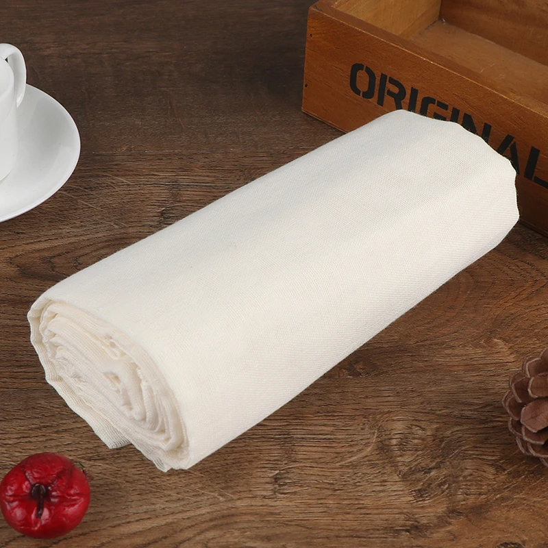 1PCS 150*150cm Breathable Bean Bread Cloth Cheesecloth Filter Cotton Cloth Cheesecloth Gauze