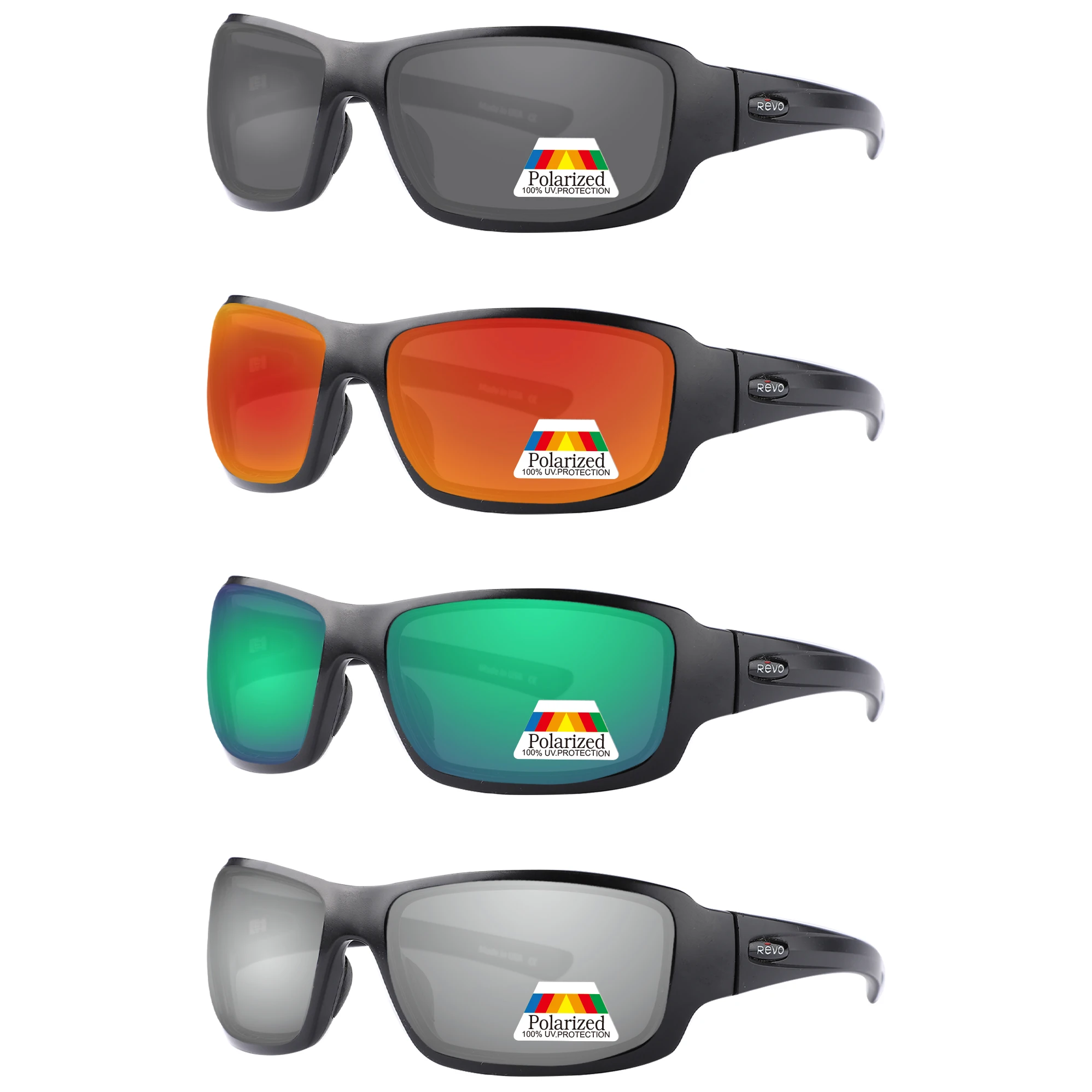 Bwake Polarized Replacement Lenses for-Revo Bearing RE4057 Sunglasses Frame - Multiple Options