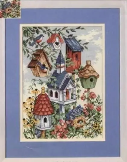 M200659 Home Fun Kreuzstich-Kits Paket Gruß Handarbeiten gezählt Kreuzstich-Kits neuen Stil Freude Sonntag Kits Stickerei – Detail 5
