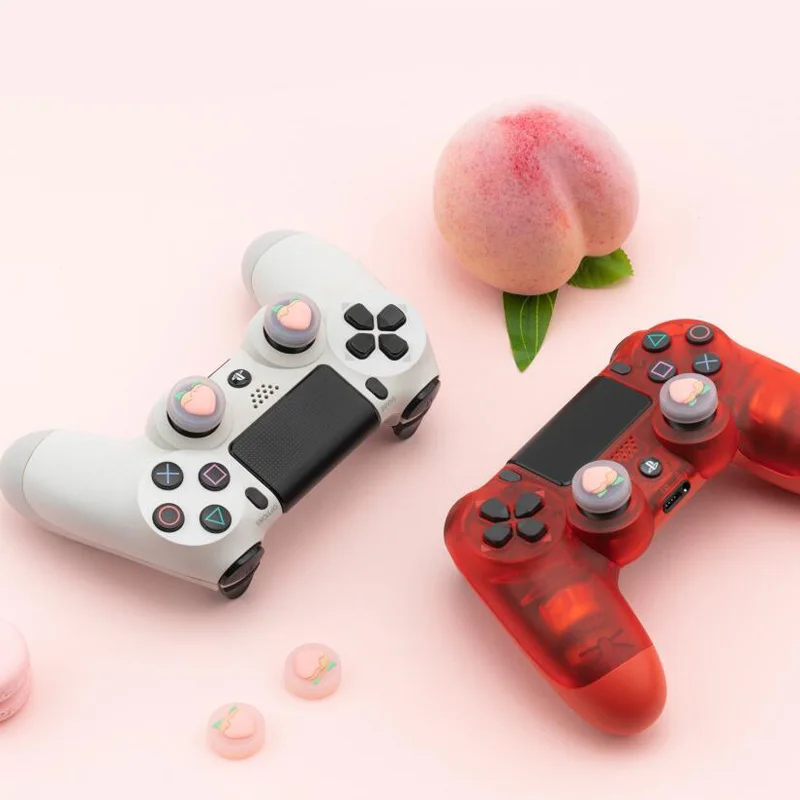 Fruta cereja pêra sakura polegar vara aperto tampa joystick capa para sony dualshock 5/4/3 ps5/ps4/ps3/xbox 360/switch pro controlador