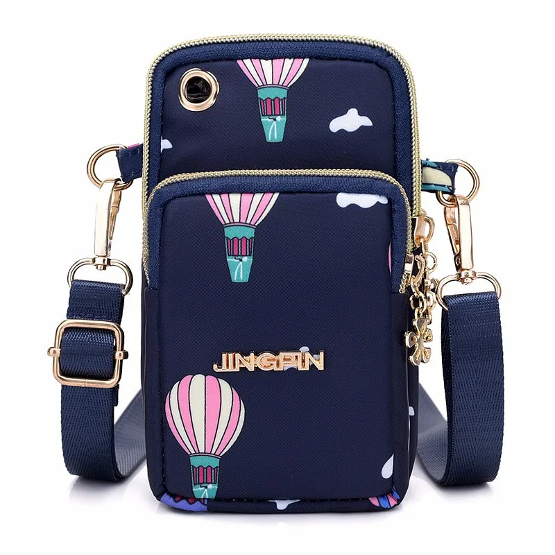 Casual Wasserdichte Nylon Umhängetaschen Frauen Messenger Schulter Tasche Weibliche Kleine Handy Handtaschen Geldbörsen Sport Tasche Tasche – Detail 8