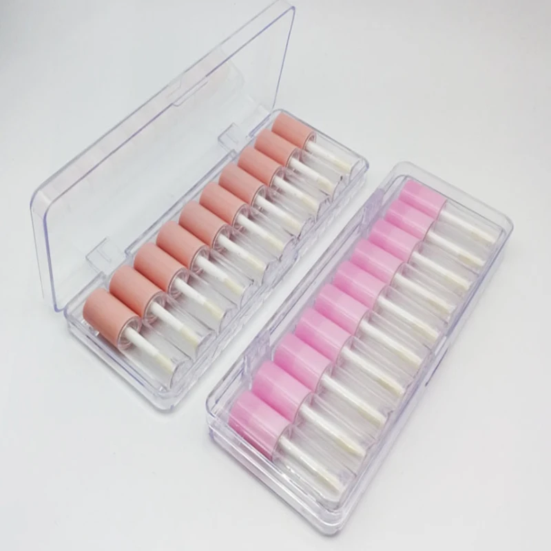 

20 boxes 4ml Empty Lip Gloss Tube Lip Balm Container Mini Refillable Bottle nail polish bottles Vial Sample tube