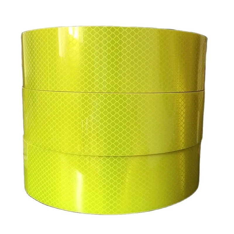 Self-Adhesive Warning Tape, High Visibility, School Bus, Fluorescent Green, Safety, Floor Films, 5cm * 45.7m