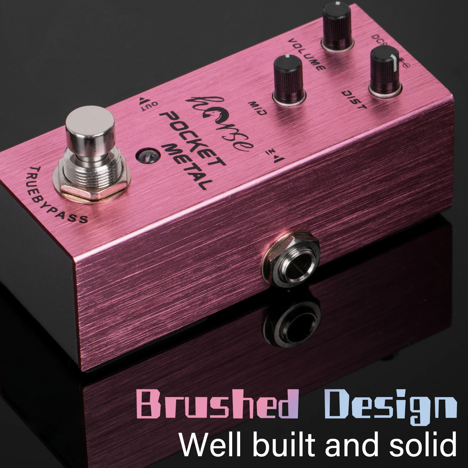 Horse Mini Guitar Pedal Effect Delay/Overdrive/Crunch/Distortion/Vintage Phaser/Tremolo/Chorus DC 9V True Bypass-Electric Guitar